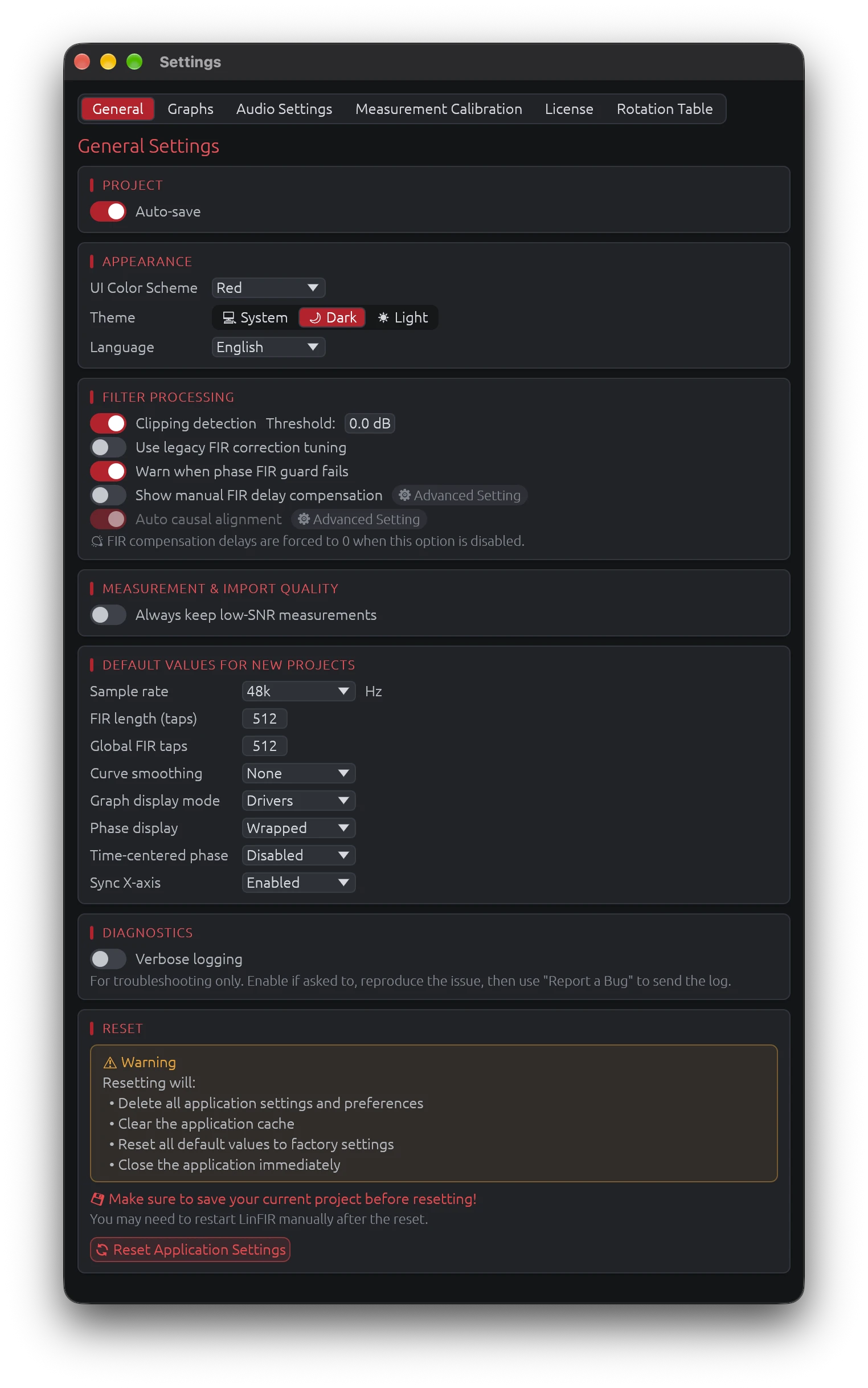 General Settings Tab