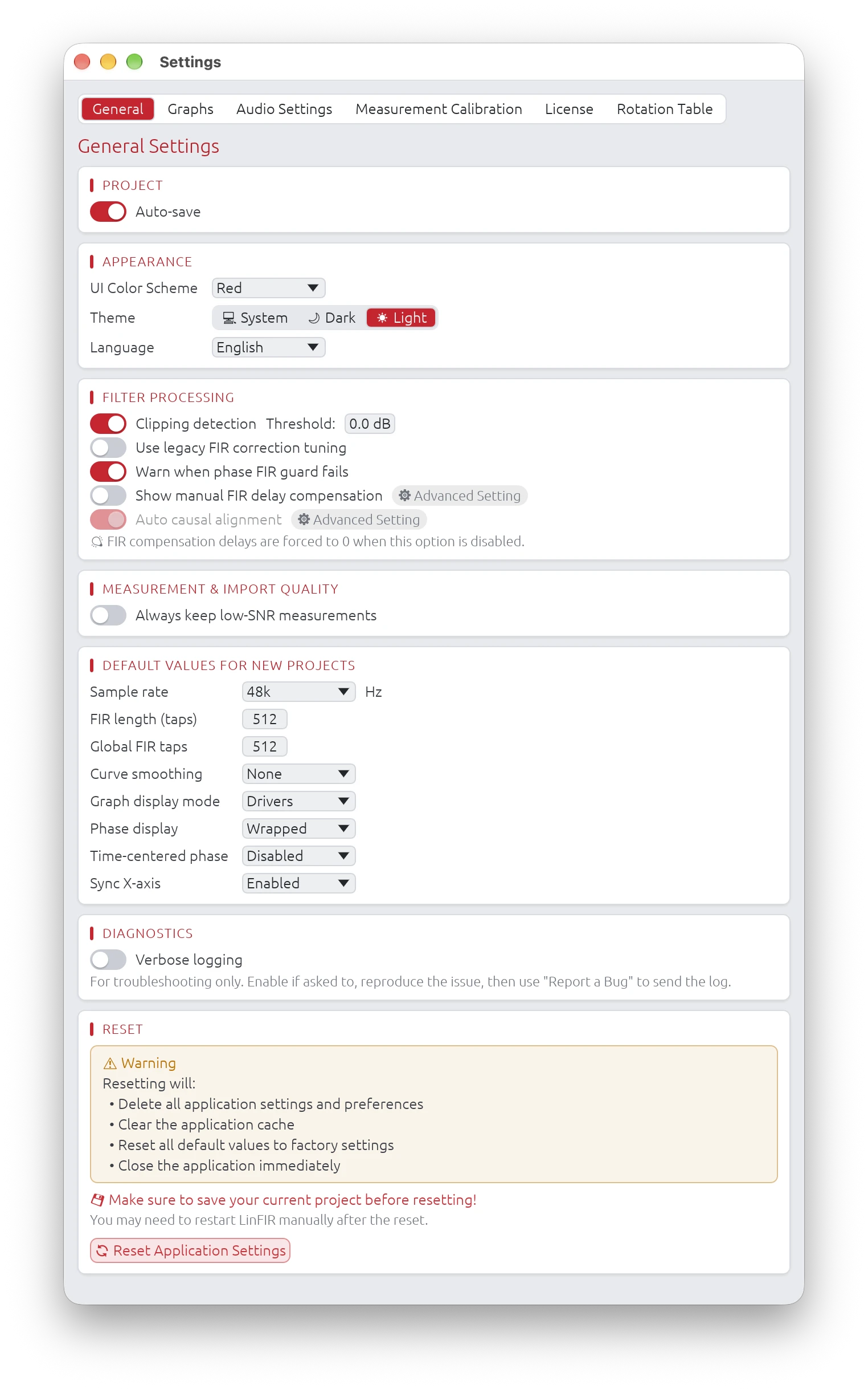 General Settings Tab